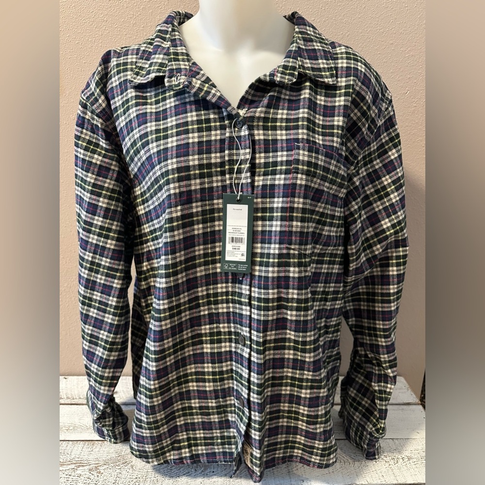 Alpine Design Hike Mid-Weight Plaid Flannel Shirt - NWT